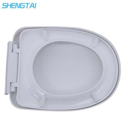 High Quality plastic injection molding parts folding toilet seat for adults flushable cover